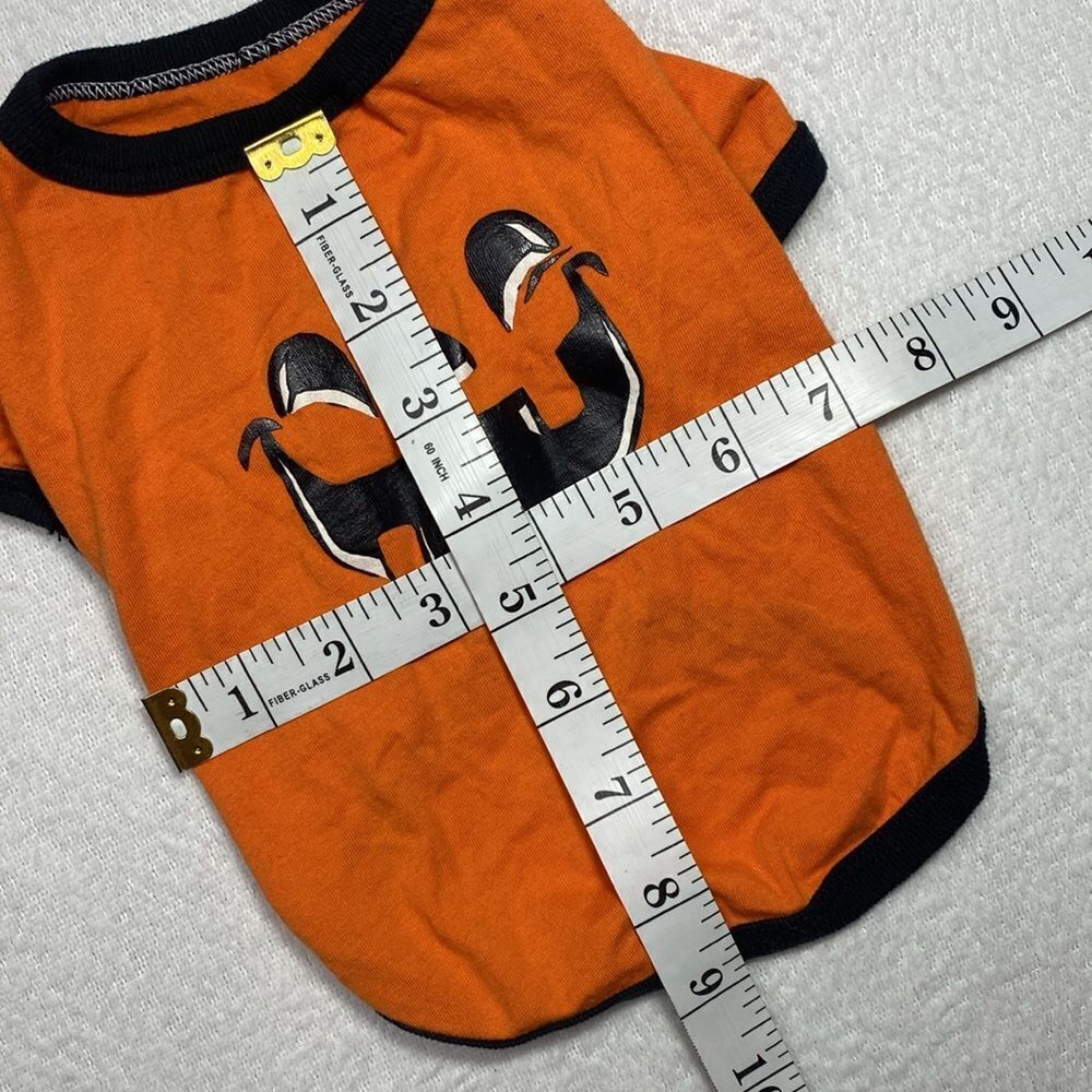 Orange Jack-O-Lantern Pumpkin Halloween Dog Shirt - Picture 5 of 6